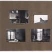 Four album photographs showing interior views of Addistoun House and a pigeon.
Previous page titled: 'April 1939. Photos by Olive Sampson'.
PHOTOGRAPH ALBUM NO.145: ADDISTOUN