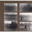 Six album photographs showing the 'Craters after the Addistoun Blitz, April 7th to 8th 1941'.
PHOTOGRAPH ALBUM NO.145: ADDISTOUN
