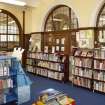 Interior. Ground floor. General view of childrens library.