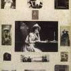 Thirteen album photographs showing  the Mather family

