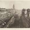View of Trongate, Glasgow inscribed 'Trongate from the Tron Steeple, 1868'. Copied from 'Old closes and streets [of Glasgow]: a series of photogravures 1868-1899', printed for the Corporation of Glasgow, July 1900, Plate 17.