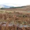 KLN3.10 Remains of a small structure within a rigged  field.