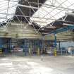 Interior. Foundry building. Originally two bays running weat to east, this building was originally divided into 5 compartments. The interior walls have been demolished.