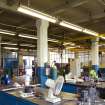 Interior. Main building, Ground floor. A Wing, NE end,  former Car Stores/ Show room area (in 1913) from N