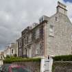 General view of 1 and 2 Bishop Terrace, Rothesay, Bute, from SW