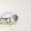 Digital copy of a design for a cottage at Newholme for Charles Cunningham.
Insc:'Sketch showing the Elevation of the West Side'
s:'RR Edin'
Purchased with the assistance of the Art Fund, 2011.