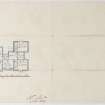 Digital copy of a design for a cottage at Newholme for Charles Cunningham.
Insc:'Sketch of the Bedroom Floor.'
s:'RR Edin'
Purchased with the assistance of the Art Fund, 2011.