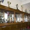 Interior. Main stand, ground floor, boardroom, view of trophy cabinet