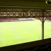 Interior. Main stand, upper level, executive box, view of pitch