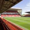 View looking SE from the Main Stand of Pittodrie Stadium, towards the Richard Donald and South stands