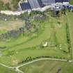 Oblique aerial view of Rothes Golf Course and Glenrothes Distillery, taken from the S.