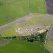 Oblique aerial view of Birnie site under excavation, taken from the WNW.