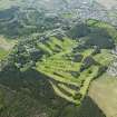 Oblique aerial view of Forres Golf Course, taken from the ENE.