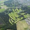 Oblique aerial view of Forres Golf Course, taken from the NE.