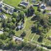 Oblique aerial view of Cawdor Parish Church, taken from the NW.