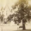 Blairgowrie, Woodside House.
General view of exterior.
Titled: 'Woodside House 1887'.
