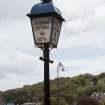 Detail of lamp post outside the Victoria Hotel, 43-55 Victoria Street, Rothesay, Bute