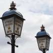 Detail of lamp posts outside the Victoria Hotel, 43-55 Victoria Hotel, Rothesay, Bute