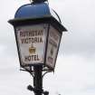 Detail of lamp post outside the Victoria Hotel, 43-55 Victoria Hotel, Rothesay, Bute