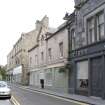 General street view showing 64-70 South Street, Bo'ness, taken from the North-West. This photograph was taken as part of the Bo'ness Urban Survey to illustrate the character of the Town Centre Area of Townscape Character.