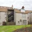 View showing the rear of 9-13 South Street, Bo'ness, taken from the North. This photograph was taken as part of the Bo'ness Urban Survey to illustrate the character of the Town Centre Area of Townscape Character.