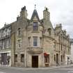 Street view showing 42-54 North Street, Bo'ness, taken from the North-West. The Hippodrome on Hope Street can also be seen to the right of the image.  This photograph was taken as part of the Bo'ness Urban Survey to illustrate the character of the Town Centre Area of Townscape Character.