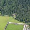 Oblique aerial view of Drumlanrig Estate Low Gardens House, taken from the ENE.