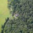 Oblique aerial view of Drumlanrig Estate Low Gardens House, taken from the N.