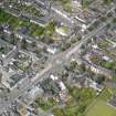 Oblique aerial view of Thornhill, centred on the market cross, taken from the E.