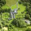 Oblique aerial view of Knocknalling House and policies, taken from the W.