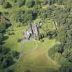 Oblique aerial view of Knocknalling House and policies, taken from the E.
