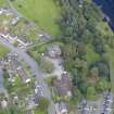 Oblique aerial view of Newton Stewart, centred on Douglas House, taken from the SSW.