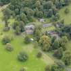 Oblique aerial view of Kilkerran House stables, taken from the WNW.