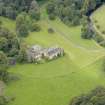 Oblique aerial view of Bargany House, taken from the SE.