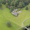 Oblique aerial view of Bargany House, taken from the NNE.