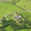 Oblique aerial view of Corseyard Farm, taken from the NE.