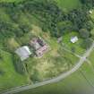 Oblique aerial view of Corseyard Farm, taken from the SW.