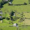 Oblique aerial view of Kelton Old Parish Church, taken from the SE.