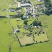 Oblique aerial view of Kelton Old Parish Church, taken from the ENE.