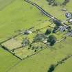 Oblique aerial view of Kelton Old Parish Church, taken from the N.