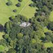 Oblique aerial view of Argrennan House stables, taken from the WSW.