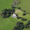 Oblique aerial view of Greenlaw House, taken from the S.