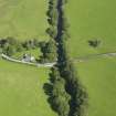 Oblique aerial view of Haugh Bridge, taken from the W.