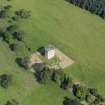Oblique aerial view of Clackmannan Tower, taken from the SE.