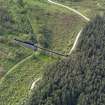 Oblique aerial view of Couligarton Aqueduct Bridge, taken from the SW.