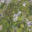 General oblique aerial view of Craigrownie Castle, taken from the SE.