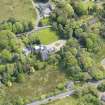 General oblique aerial view of Craigrownie Castle, taken from the W.