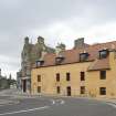 Street view showing 45-51 North Street (Dymock's Building), Bo'ness, taken from the South-East. This photograph was taken as part of the Bo'ness Urban Survey to illustrate the character of the Town Centre Area of Townscape Character.