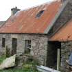 Roofed croft house at Naast that was occupied until the mid to late 20th century, now used for storage