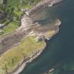 Oblique aerial view of Little Cumbrae Castle, taken from the SE.